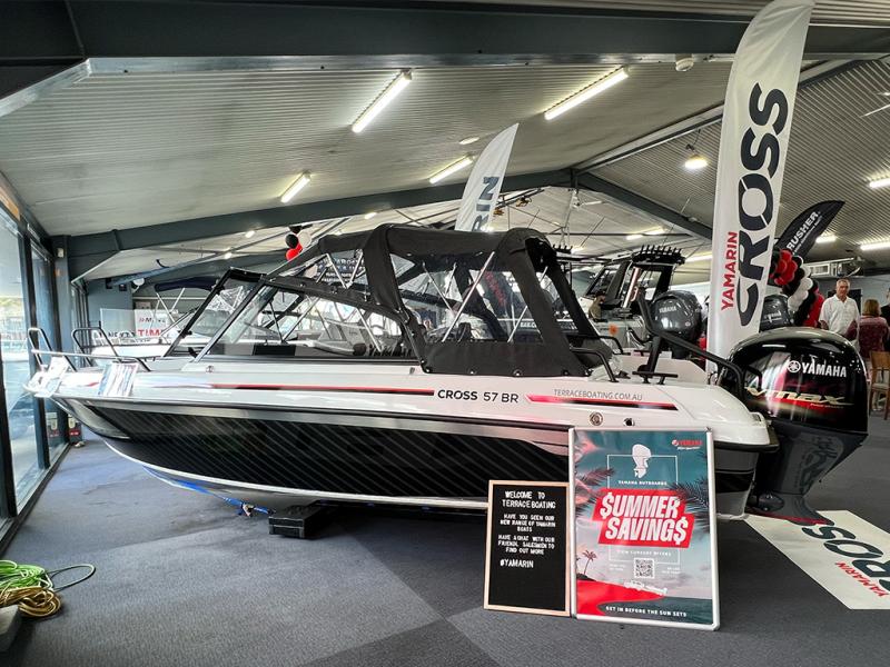 Terrace Boating NSW aluminium-hull Yamarin Cross 57 VMAX bow rider